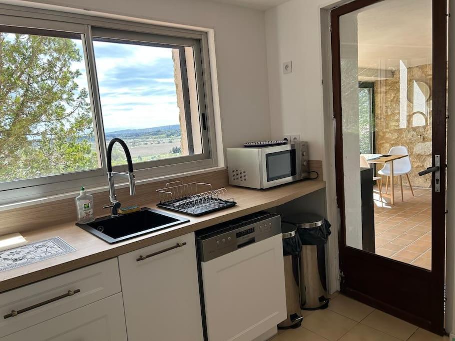 Grand T2 Bis Avec Terrasse Et Vue Leilighet Portel-des-Corbieres Eksteriør bilde
